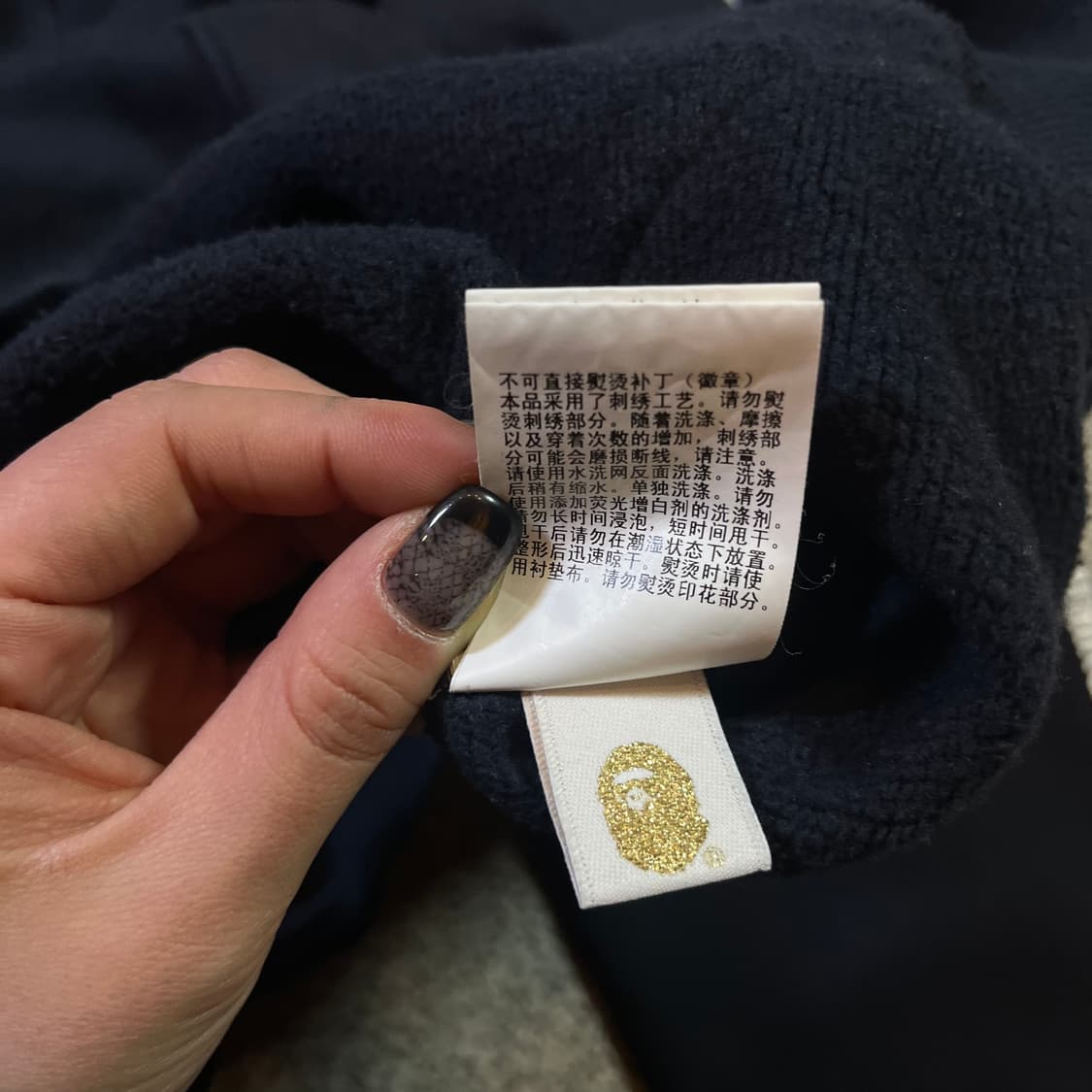 베이프 x 챔피온 빅로고 후드티 상품이미지8