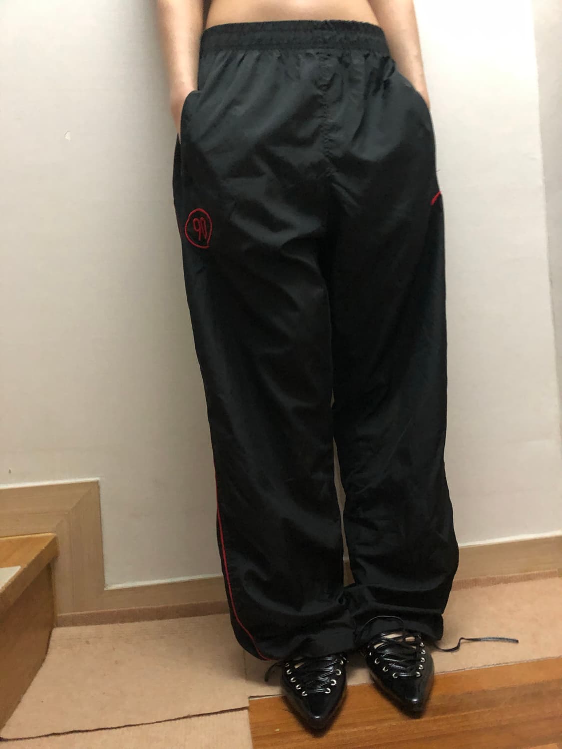 빈티지 나이키 블랙 트레이닝 팬츠 상품이미지3