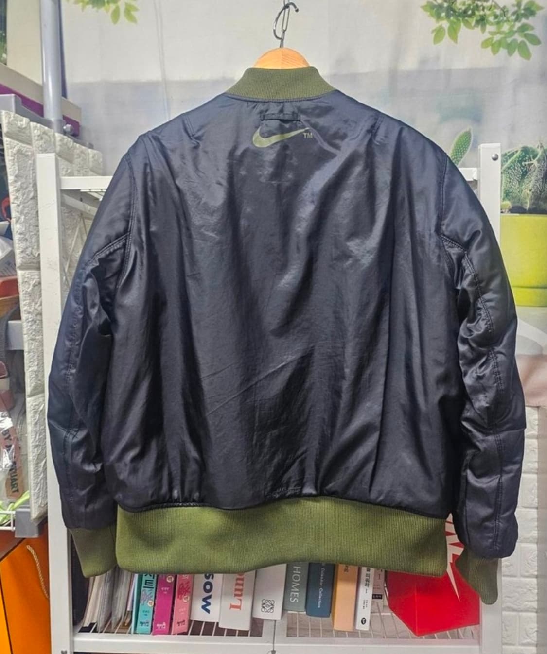 나이키 항공점퍼 110 써마핏 빅스우시 양면 봄버자켓패딩 블루종 XD72 상품이미지6