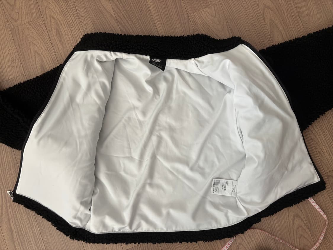 나이키 뽀글이 양털 반크롭 후리스자켓 여성 s 상품이미지3