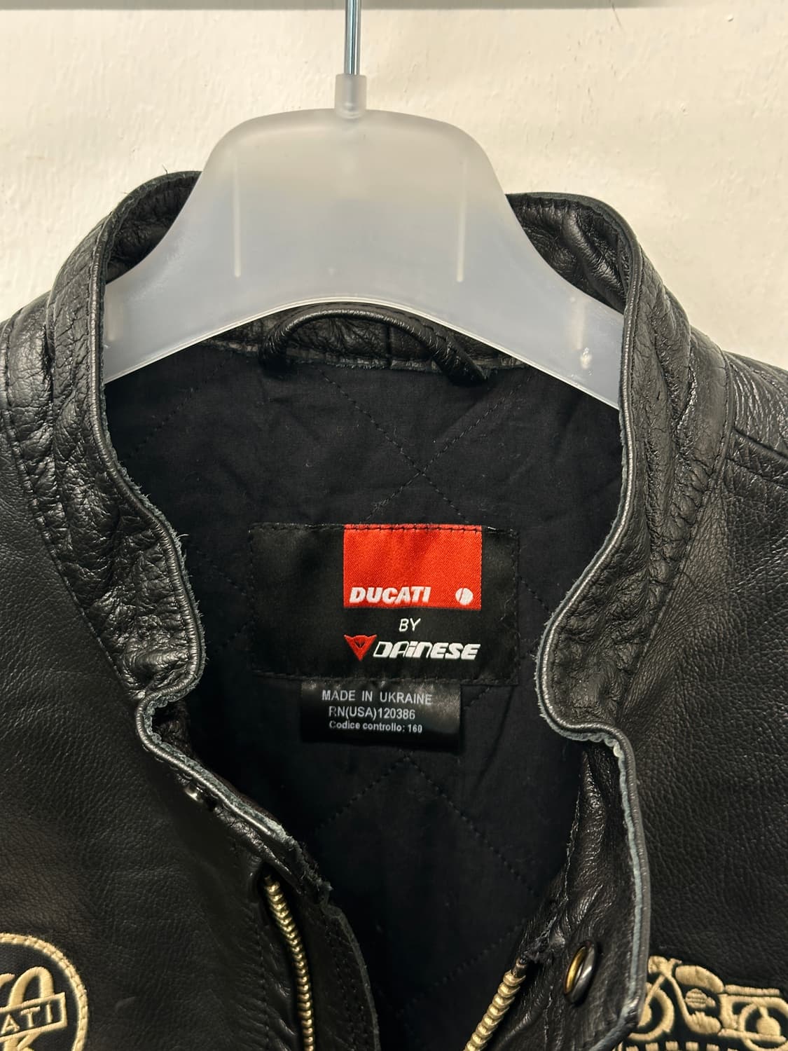 46)DUCATI × DAINESE 2007 벨롭 레더 자켓 상품이미지6