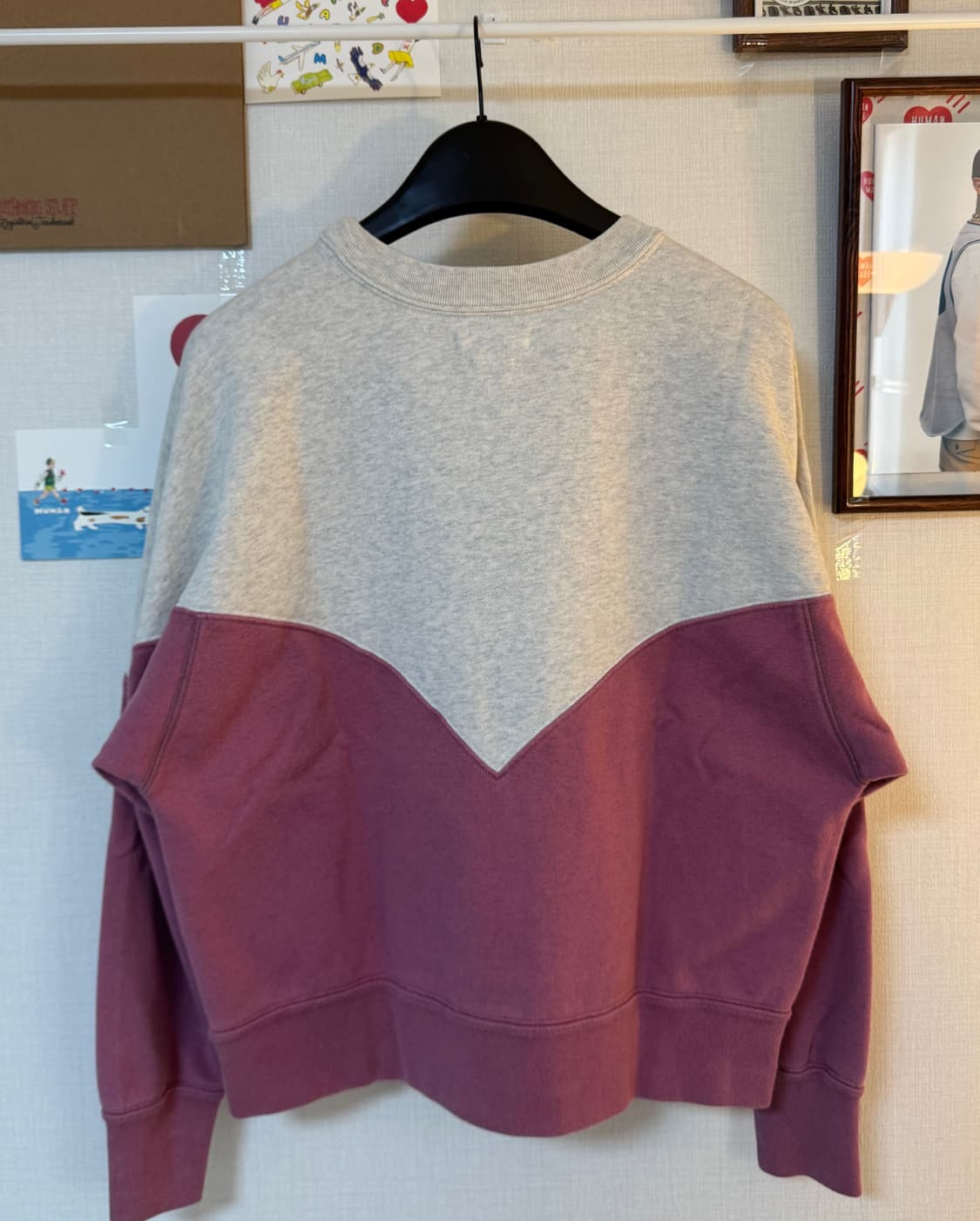 [38]이자벨마랑 에뚜왈 휴스턴 맨투맨 핑크 상품이미지3