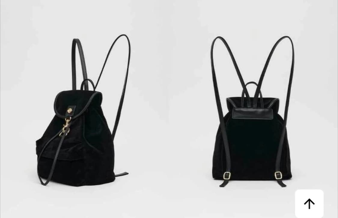 언에디트 헤일리 벨뱃 백팩 Hailey Velvet Backpack 상품이미지5