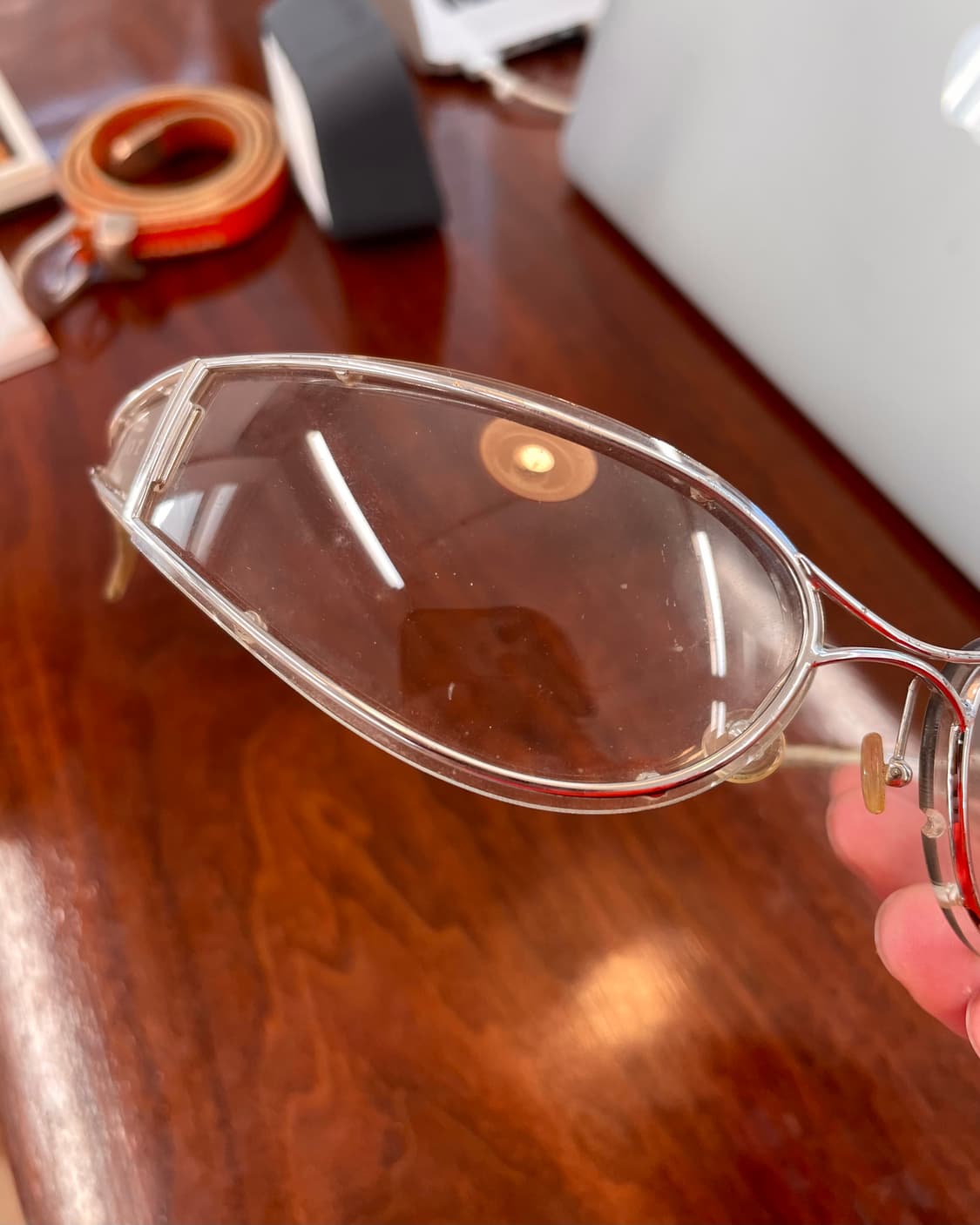 디올 2001SS 클리어 선글라스 상품이미지7