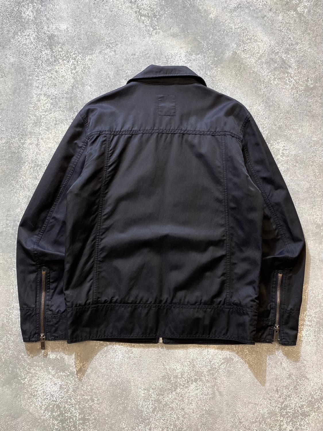[L] Jack & Jones 빈티지 블랙 코팅 싱글 라이더 자켓 상품이미지6