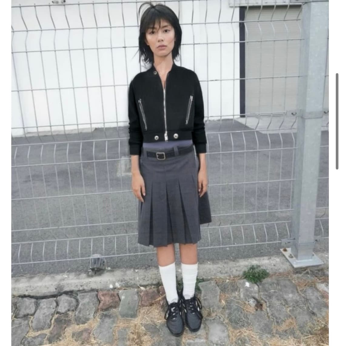 아디다스 스텔라멕카트니 믹스 바이커 자켓 상품이미지2