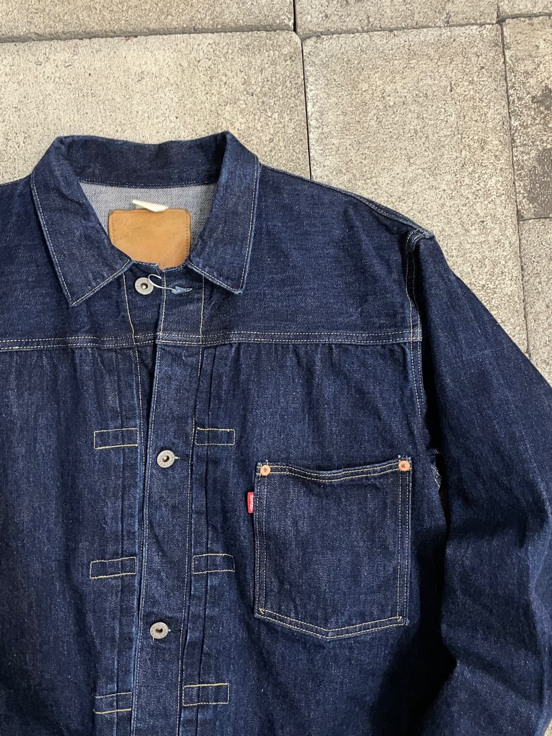 브론슨 44806 1세대 셀비지 데님 트러커 자켓  상품이미지3