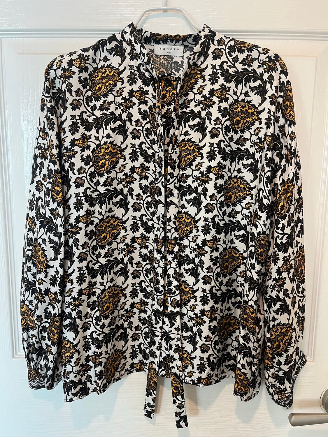 산드로 실크 블라우스 상품이미지1