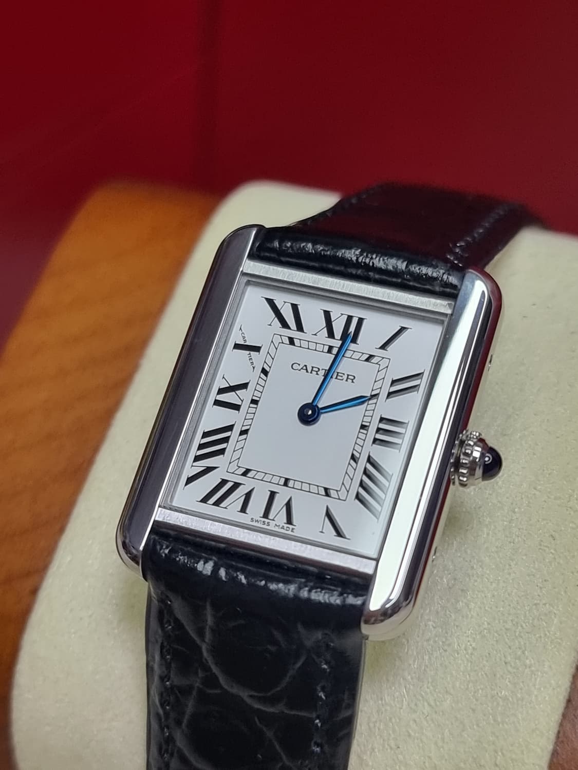 [까르띠에 풀세트] 탱크솔로 스틸 SM 시계 (남녀공용) 08년식 상품이미지2