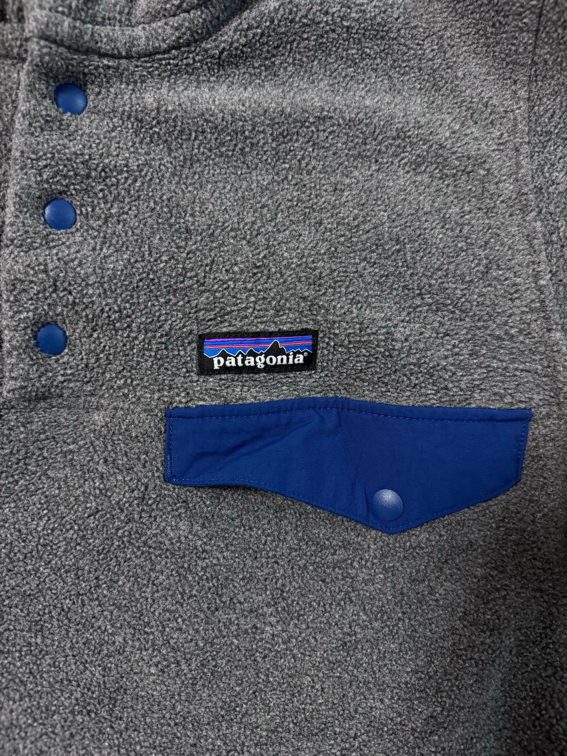 파타고니아 신칠라 스냅-T 플리스 풀오버 니켈 블루 S 상품이미지5