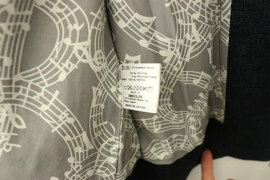 넘버나인 데님 라이더 자켓  상품이미지9