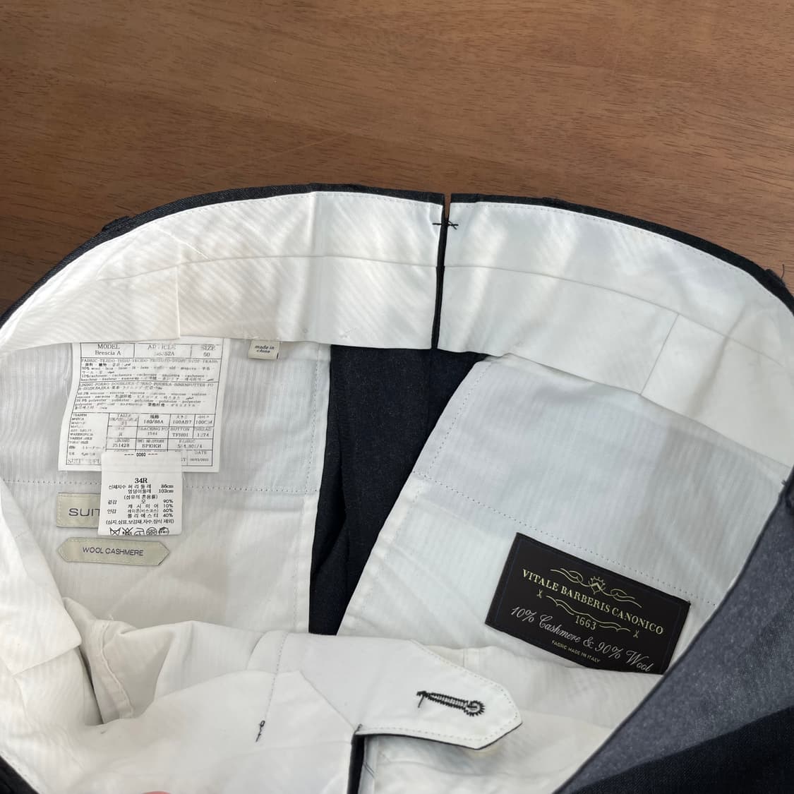 수트서플라이 까노니코 캐시미어 블렌드 수트셋업 50/50 상품이미지8