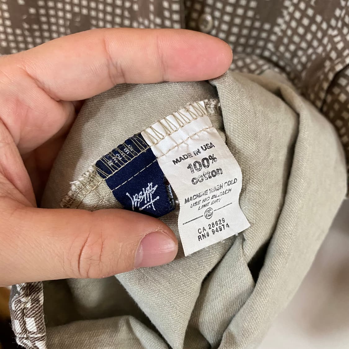 (M) stussy 스투시 아웃도어 밀리터리 셔츠 상품이미지7