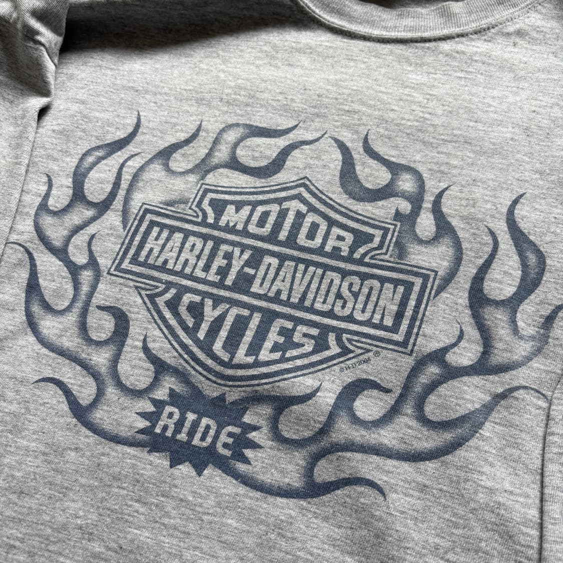 빈티지 할리데이비슨 플레임 롱슬리브 티셔츠 상품이미지4