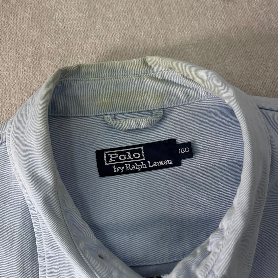 105 폴로랄프로렌 스카이블루 바라쿠타 블루종 자켓 상품이미지4