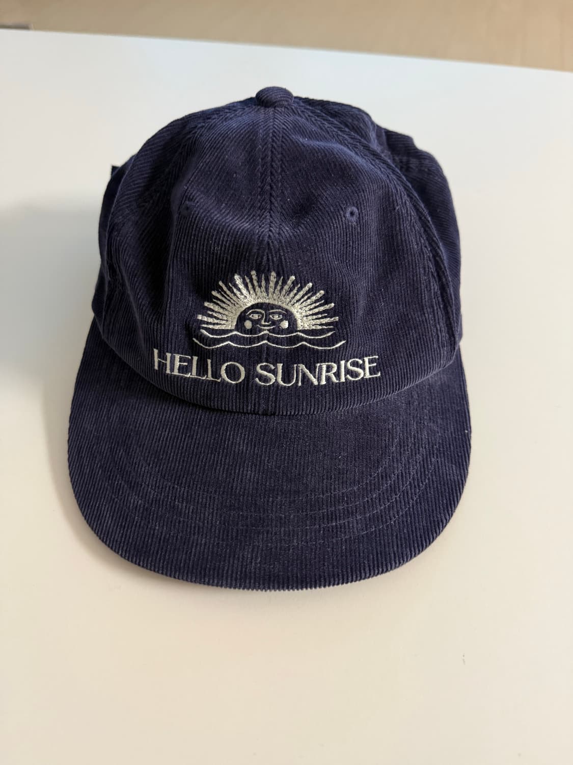 헬로선라이즈 코듀로이 캡 (네이비) 상품이미지1