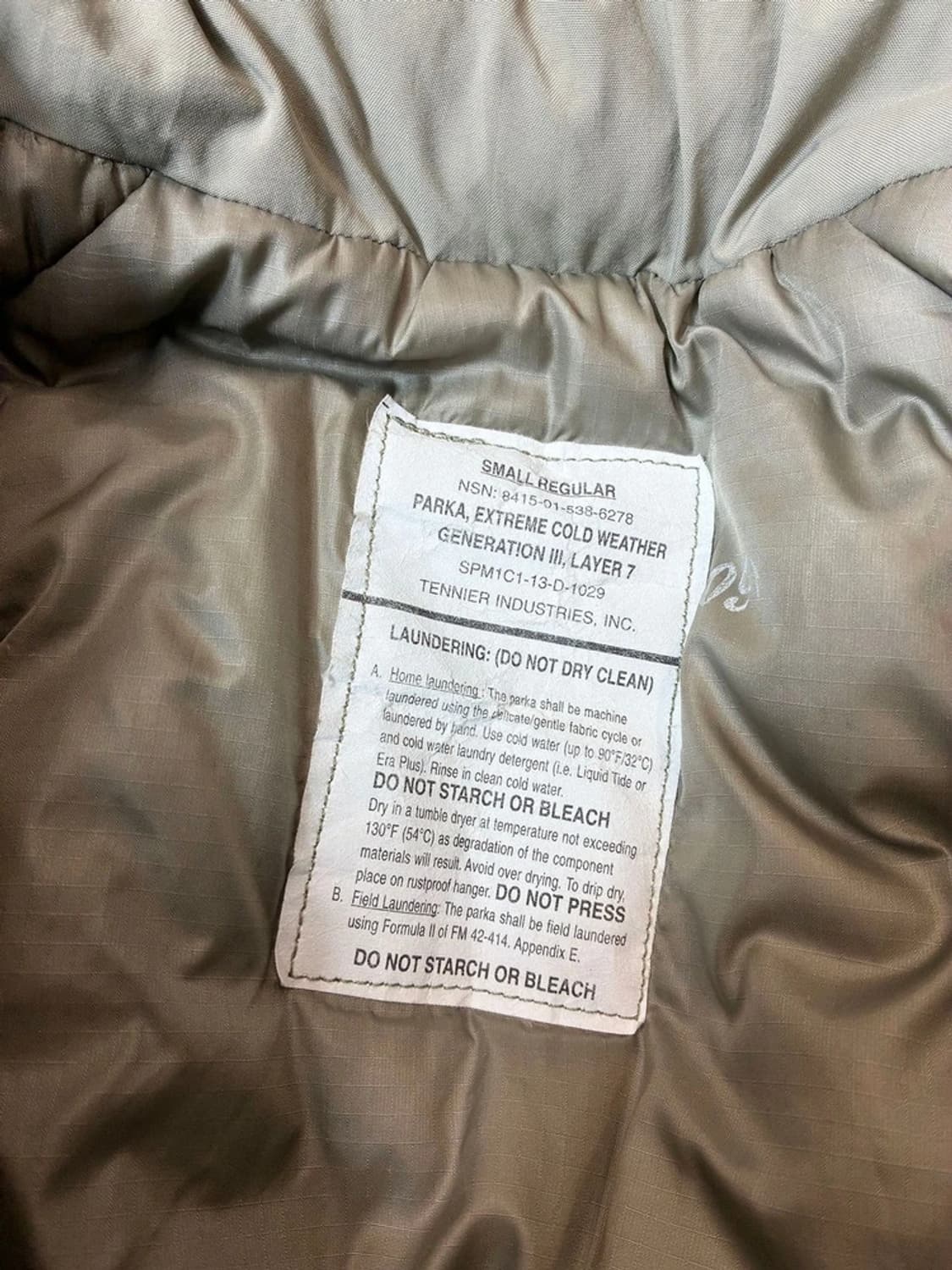 테니어 레벨 7 프리마로프트 푸퍼 파카 PN6796 상품이미지7