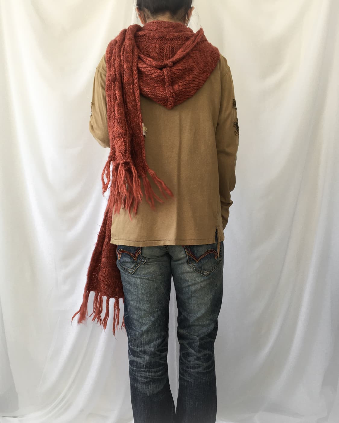  hood layer knit muffler 상품이미지6