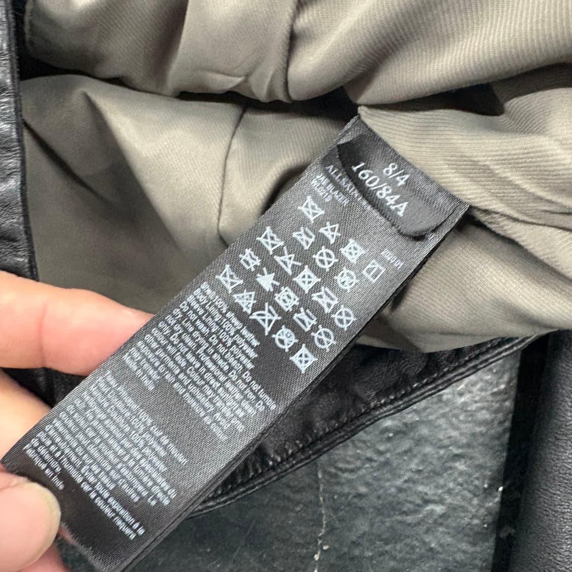 (44)올세인츠램스킨투웨이레더자켓 상품이미지5