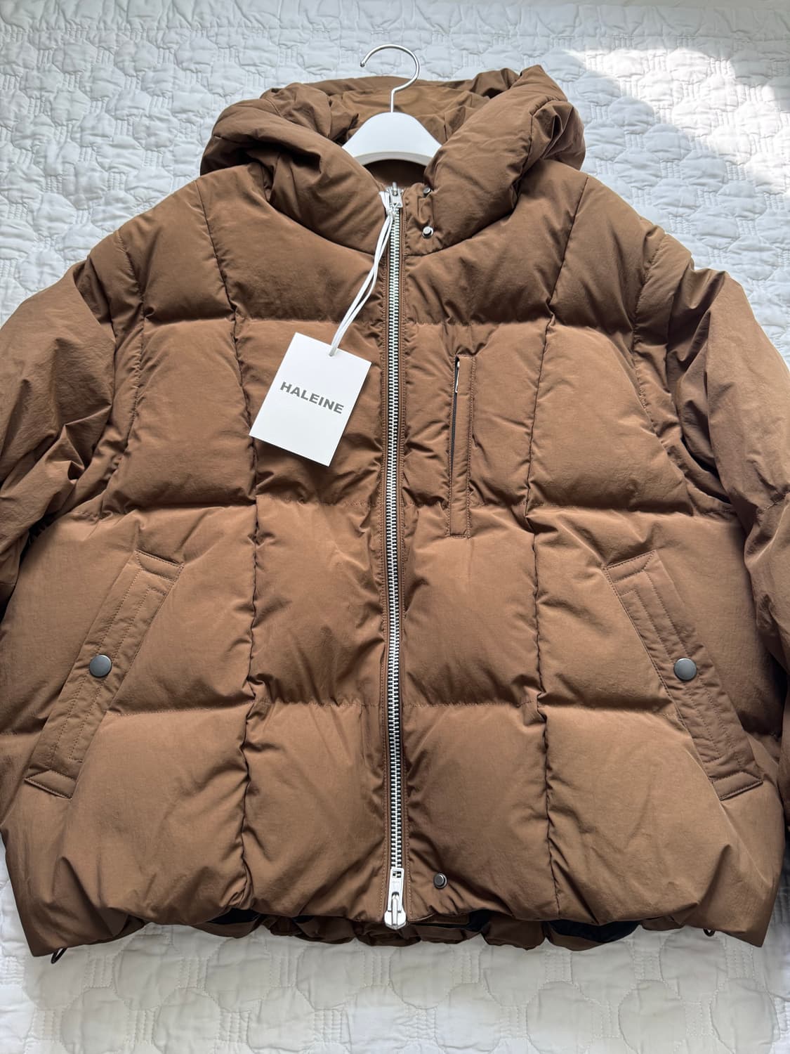 알렌느 패딩 브라운 새상품 상품이미지1