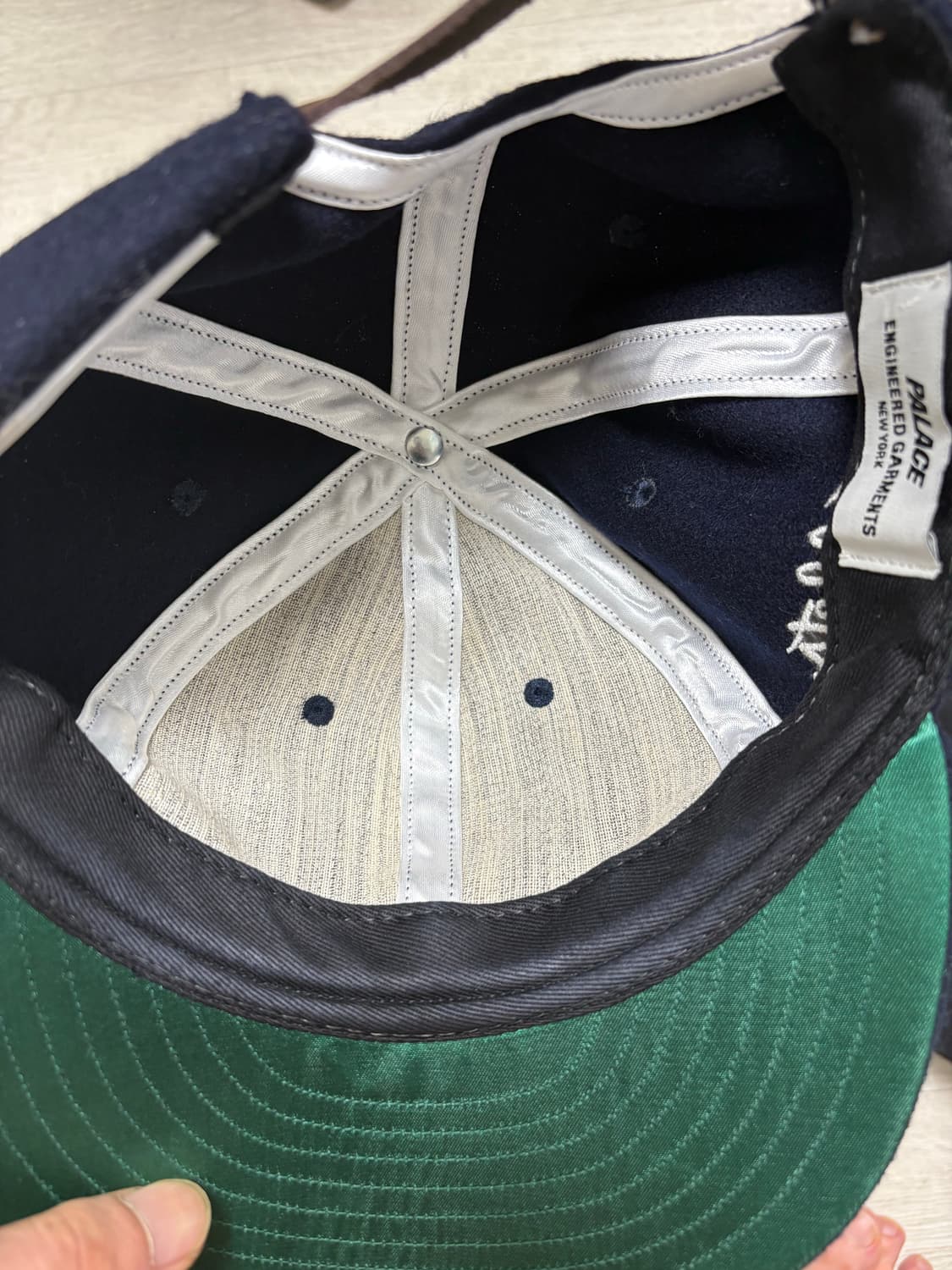 팔라스x엔지니어드 가먼츠 25ss 볼캡 모자 네이비 상품이미지4