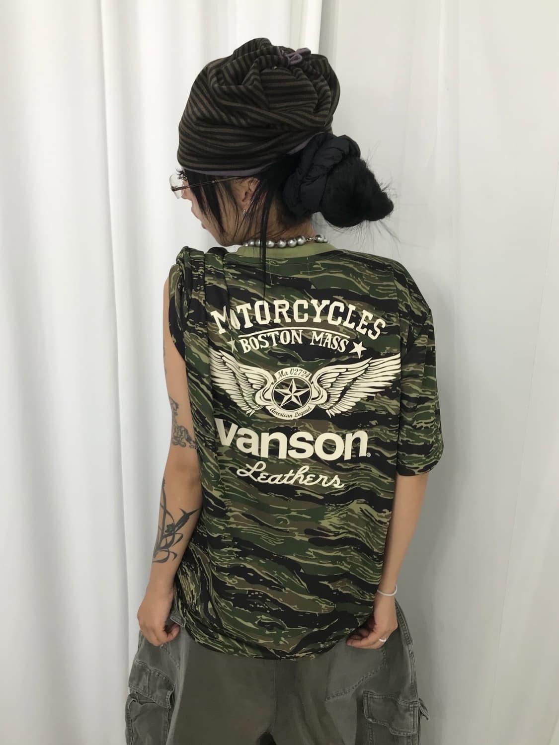< Vanson Camouflage Printing T-shirt > 상품이미지2