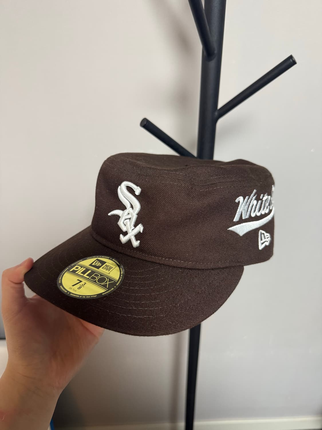 MLB 시카고 화이트삭스 필박스 피티드캡 번트 우드 상품이미지1