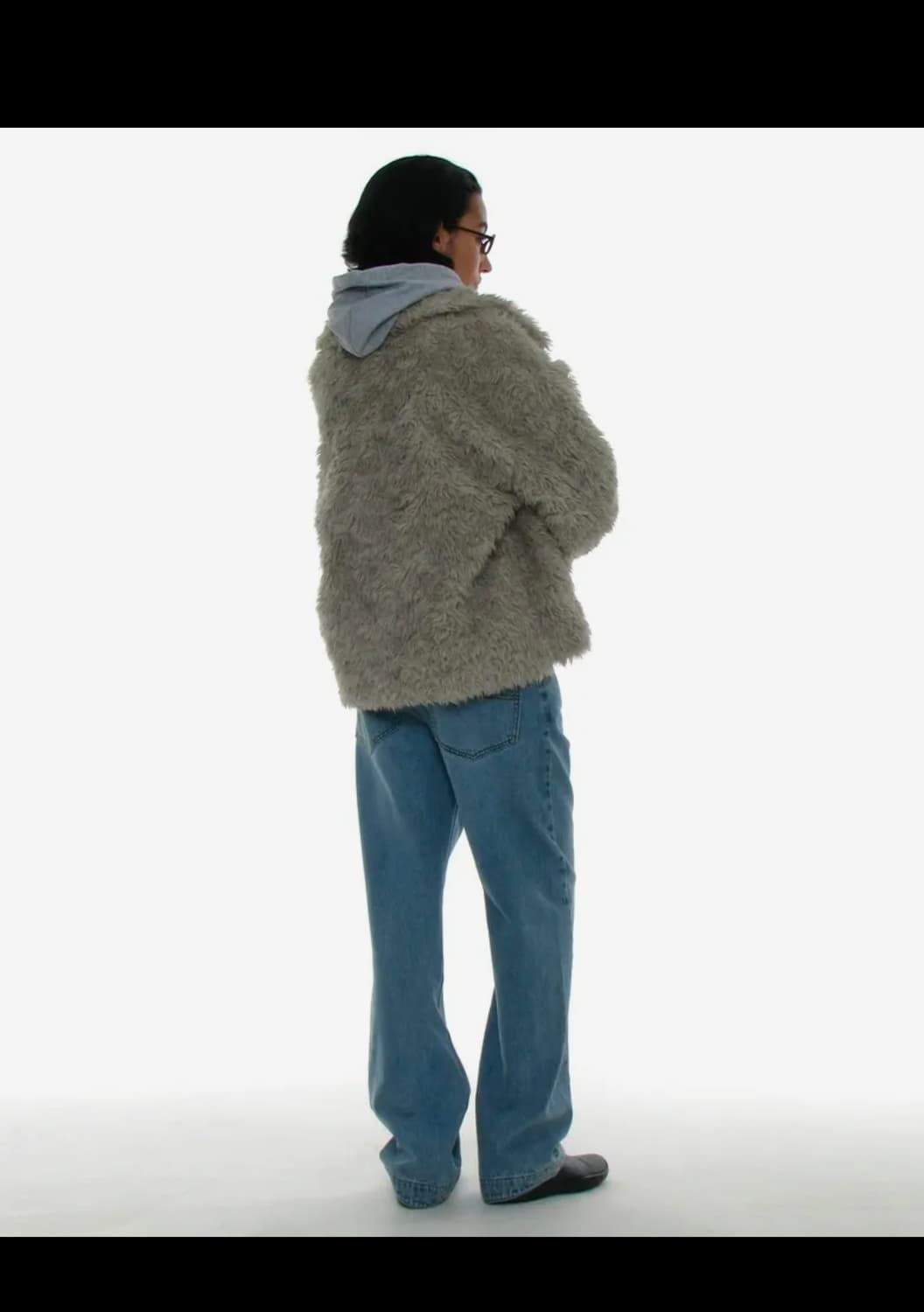 파르티멘토우먼 와이드카라 플러피 퍼코트 미사용품  상품이미지2