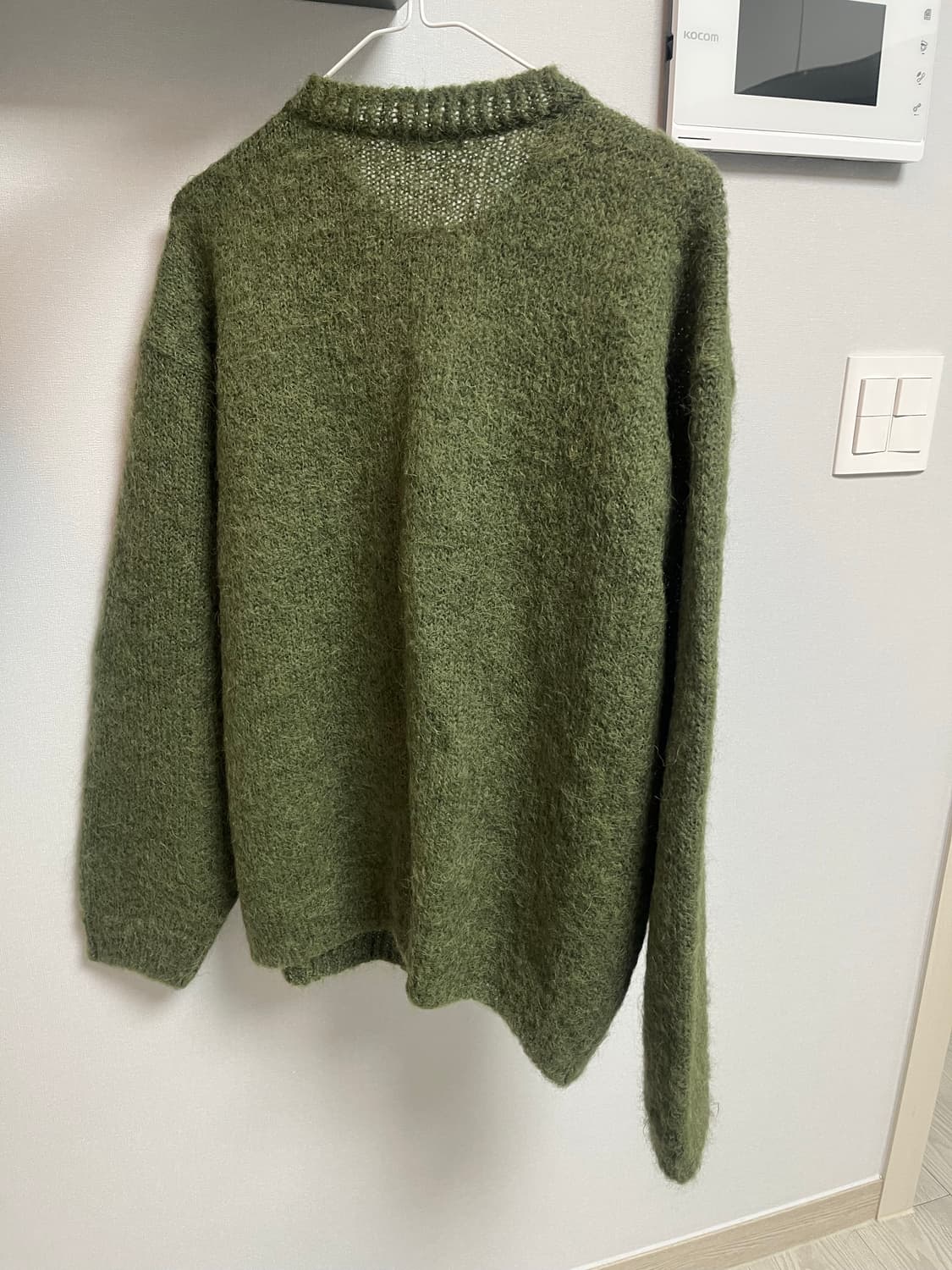 stu 모헤어 가디건 그린 L 상품이미지2