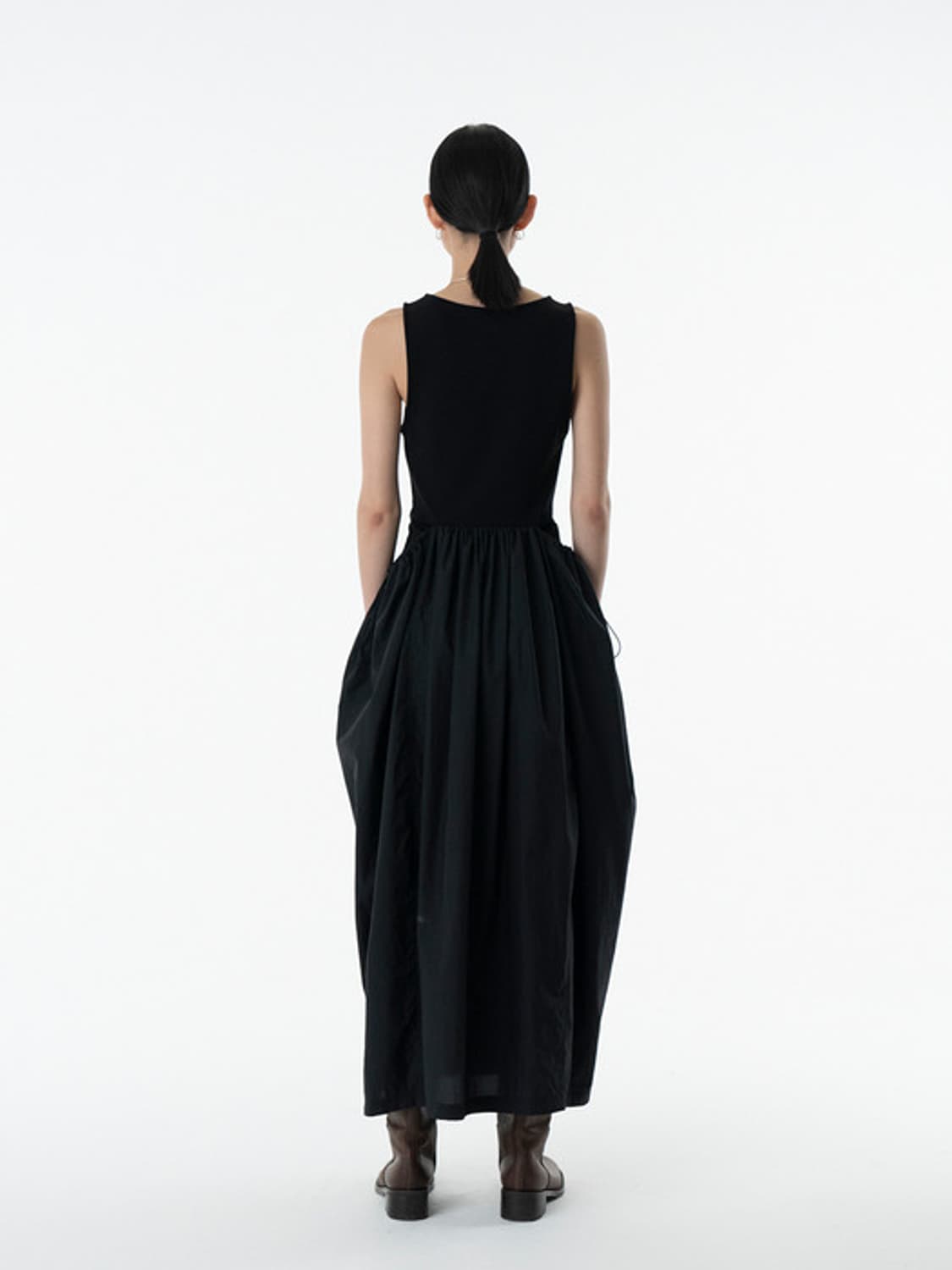 아모멘토 시어 저지 드레스 원피스 상품이미지3