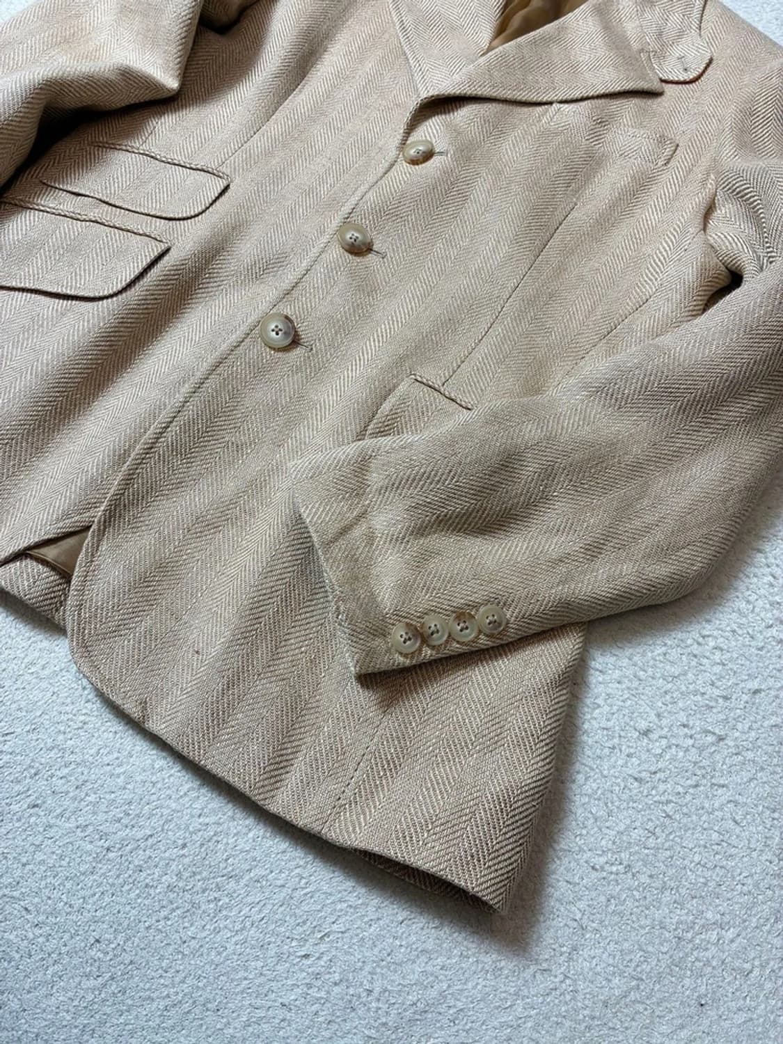 폴로 랄프로렌 우먼스 해링본 린넨 블레이저 자켓 PN7603 상품이미지4