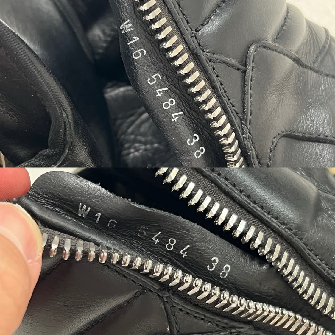 릭오웬스 16FW 지오바스켓 모노크롬 LPO 검검흰 상품이미지8