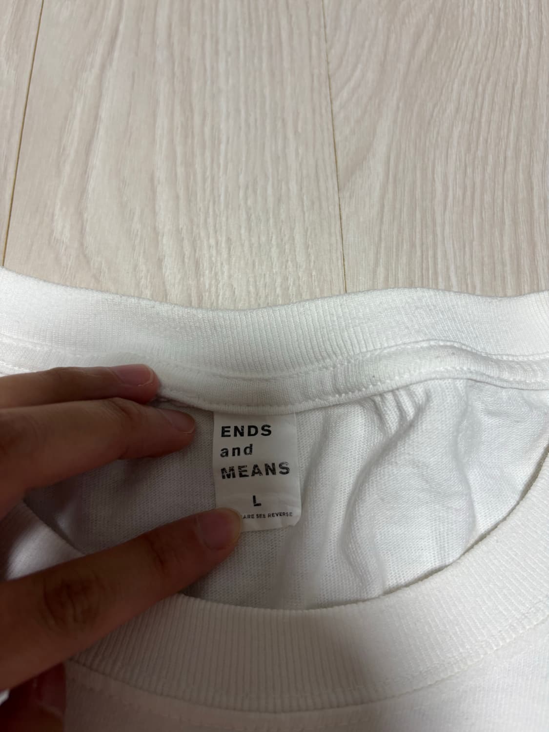 Ends and means 티셔츠L 상품이미지5