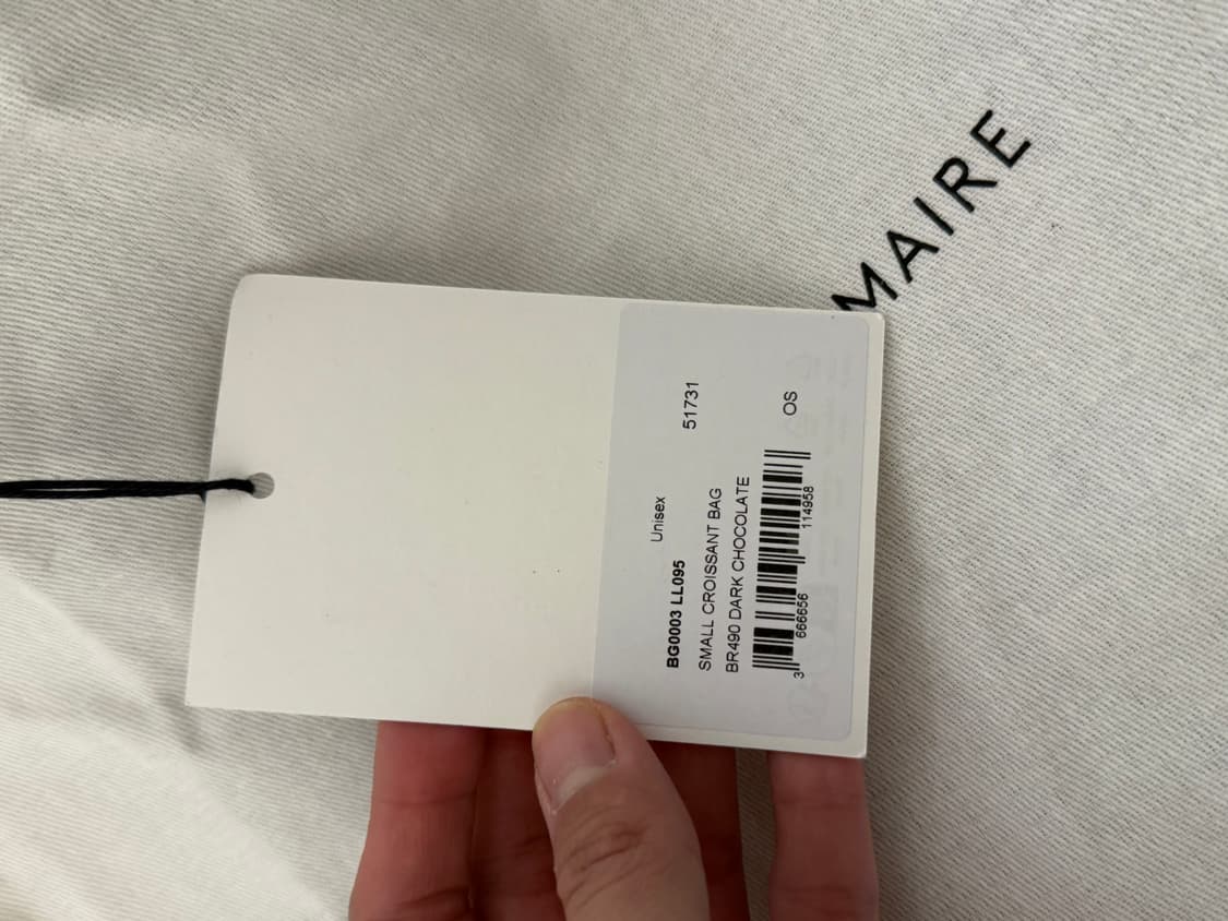 르메르 스몰 크루아상 백 소프트 나파 레더 다크 초콜릿 상품이미지8