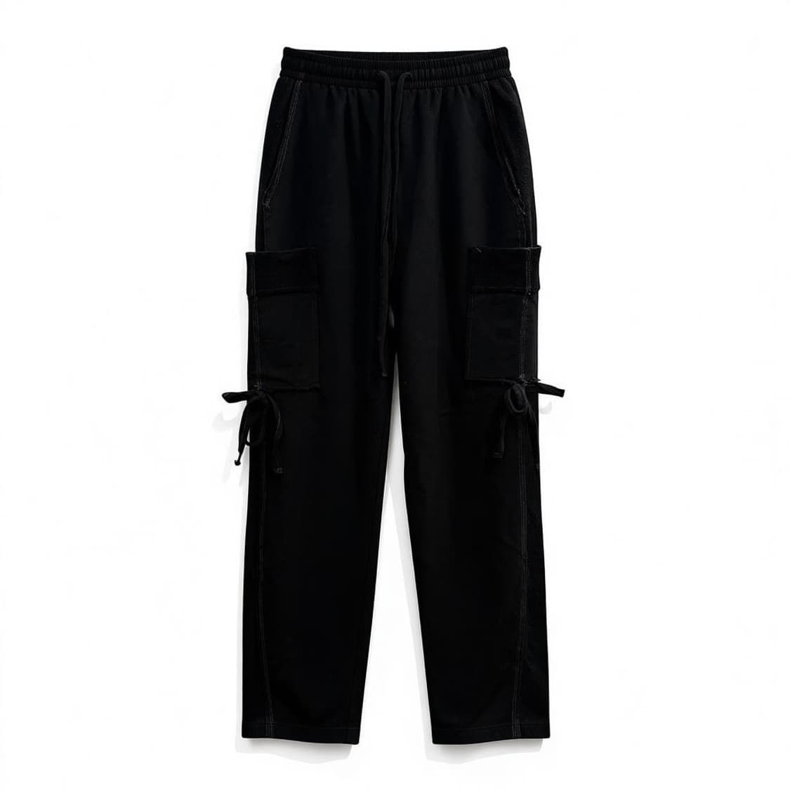 Matin Kim 마뗑킴 카고 리본 스웻팬츠 블랙 Free 상품이미지1