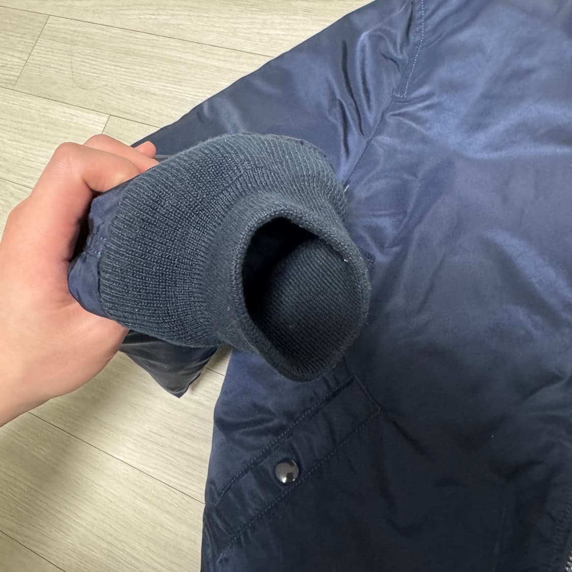 알파인더스트리 B15 네이비 봄버 L 상품이미지3