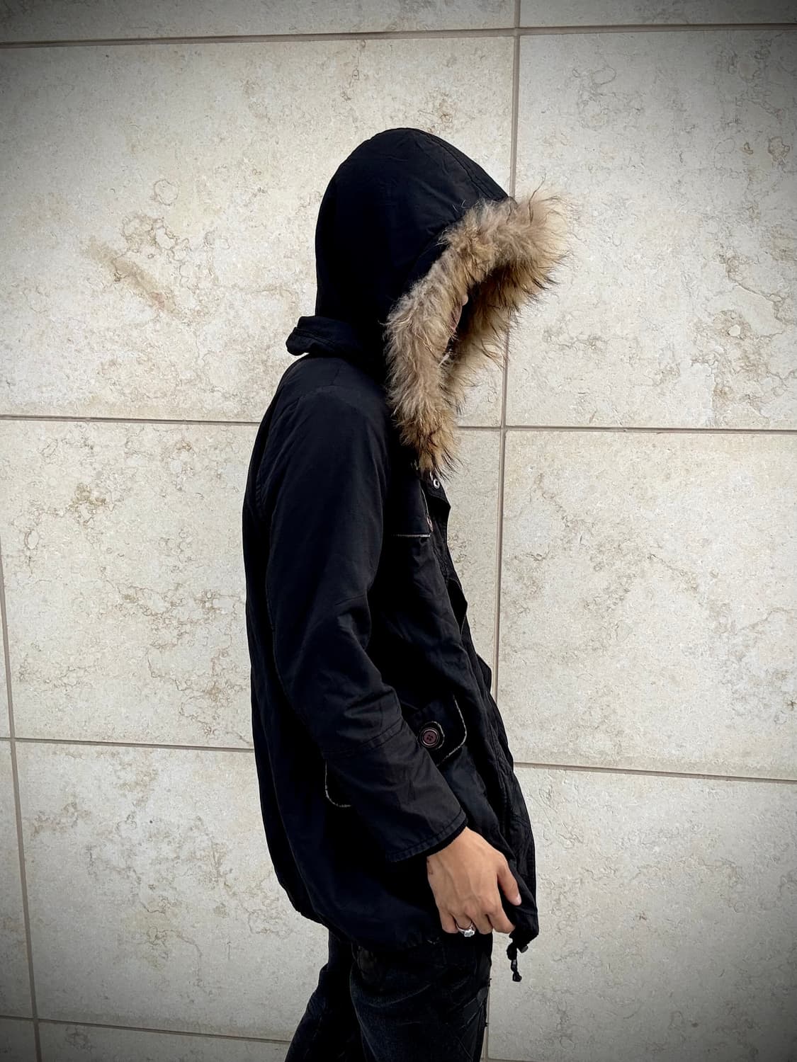 “Vintage” Y2K&GrungeMood Over- Fur Hoodi 상품이미지4