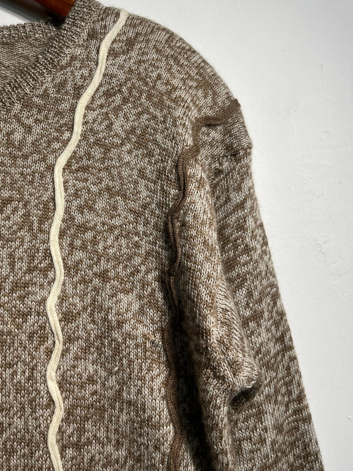 Wool 100% vintage knit 상품이미지4