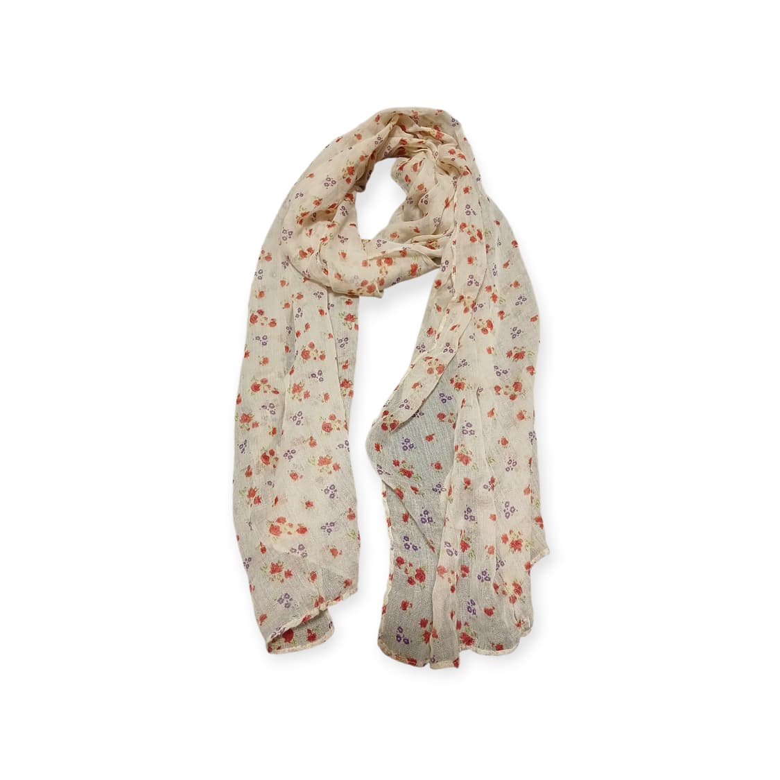 (사은품) 베이지 잔꽃무늬 스카프  상품이미지1