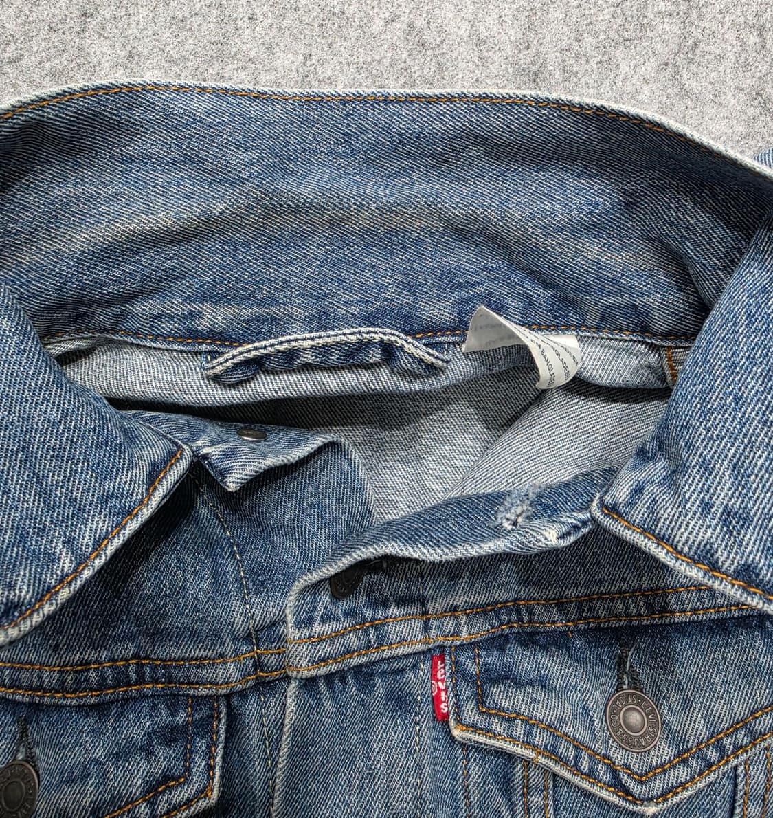 리바이스 72334 3세대 트러커 데님 자켓 청자켓 S 상품이미지8