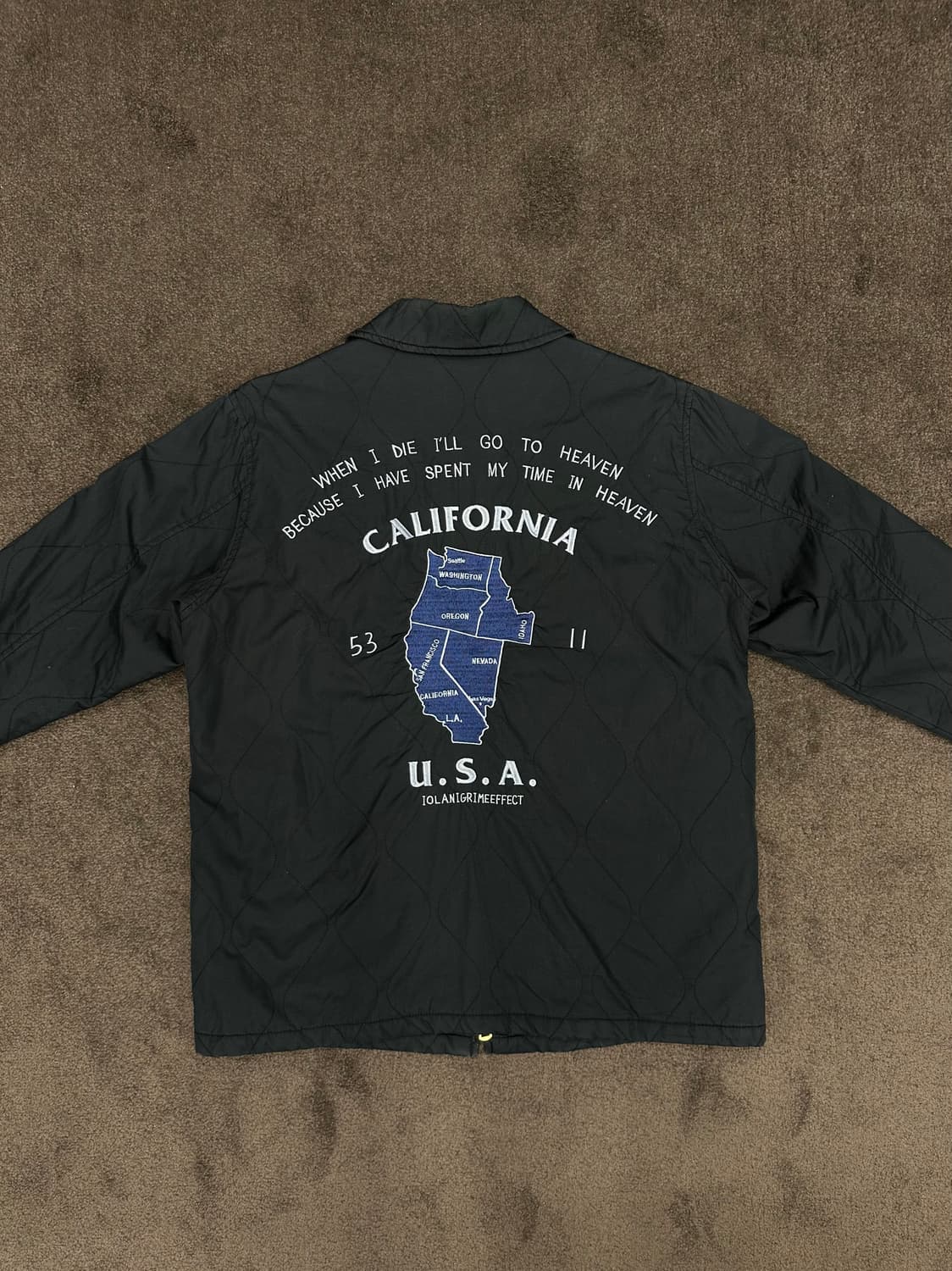 Grime Effect x Iolani 퀼팅 자켓 L 상품이미지3