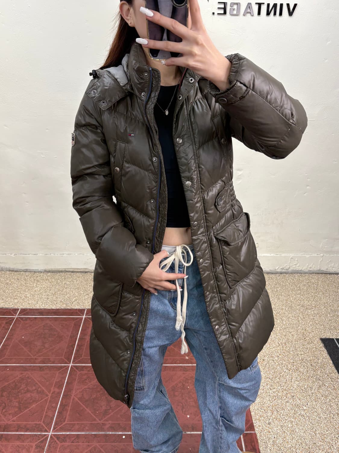 타미힐피거 다운 롱 패딩 상품이미지3