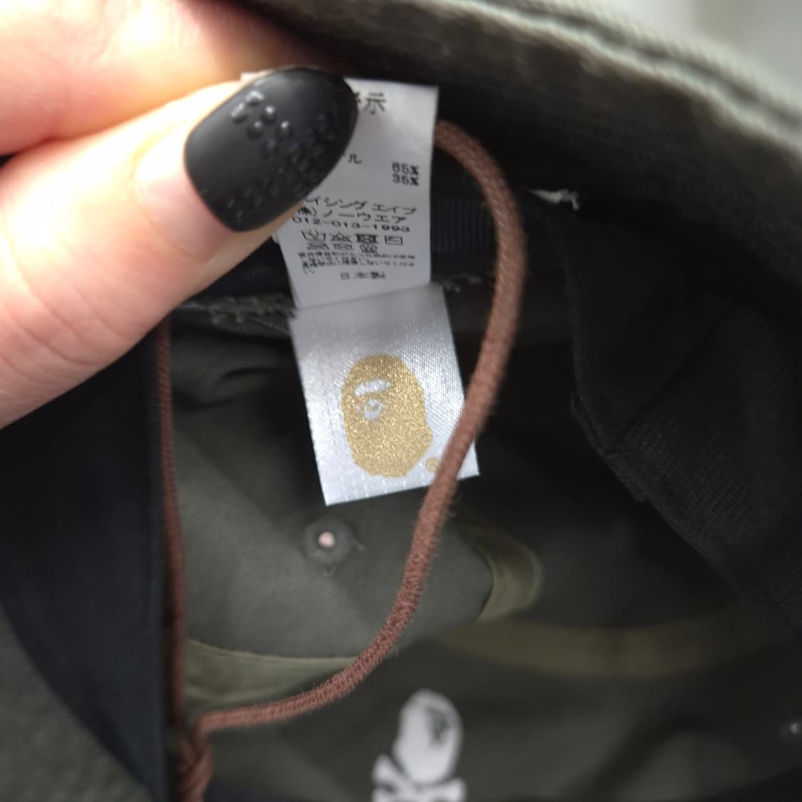 베이프 해적 크로스본 카키 버킷햇 L 상품이미지3