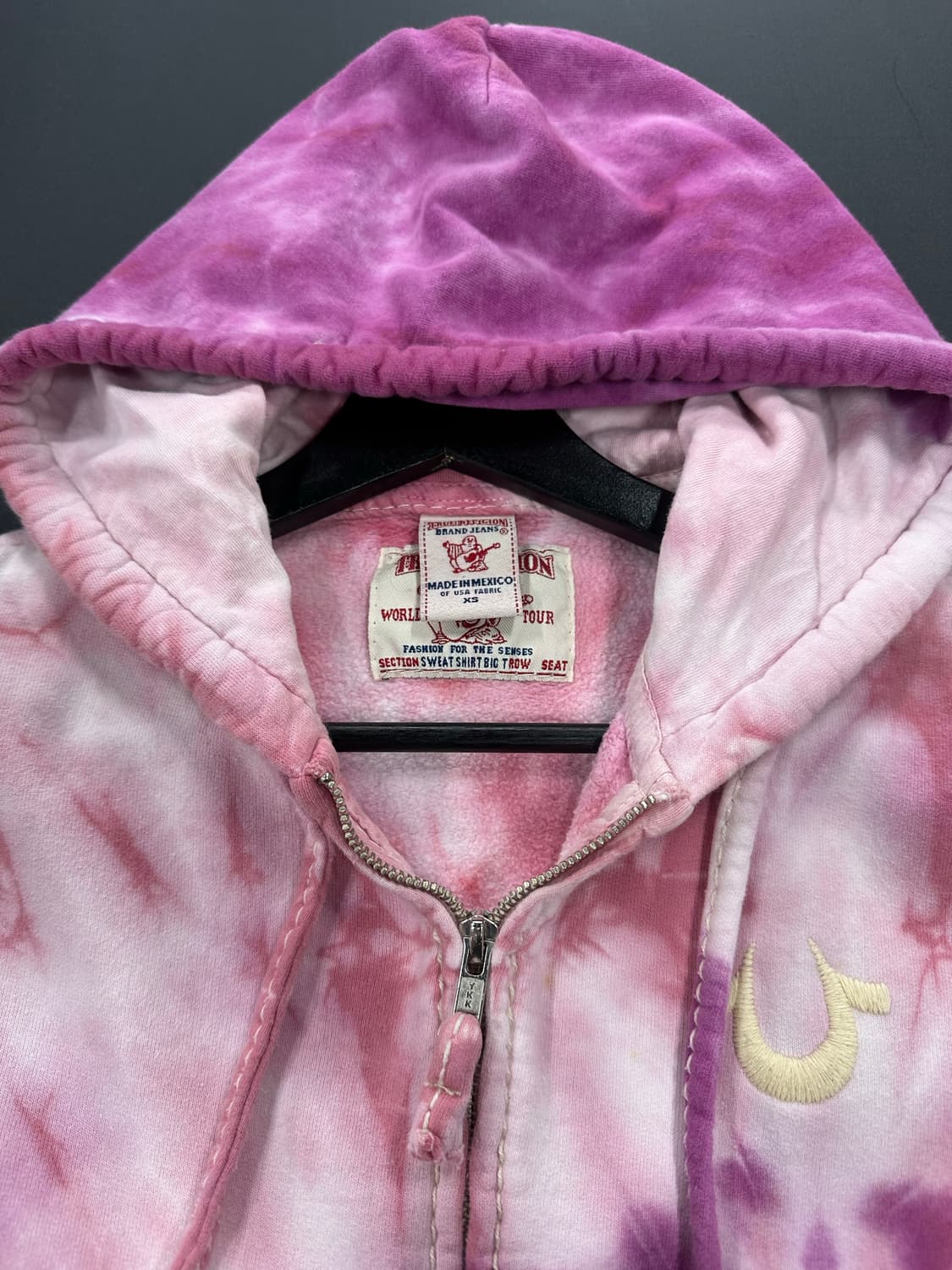 트루릴리전 타이다이 스티치 후드집업 상품이미지7