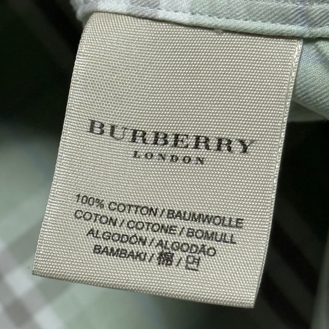 ‼️ Burberry M 노바체크 반팔 셔츠 ‼️ 상품이미지4