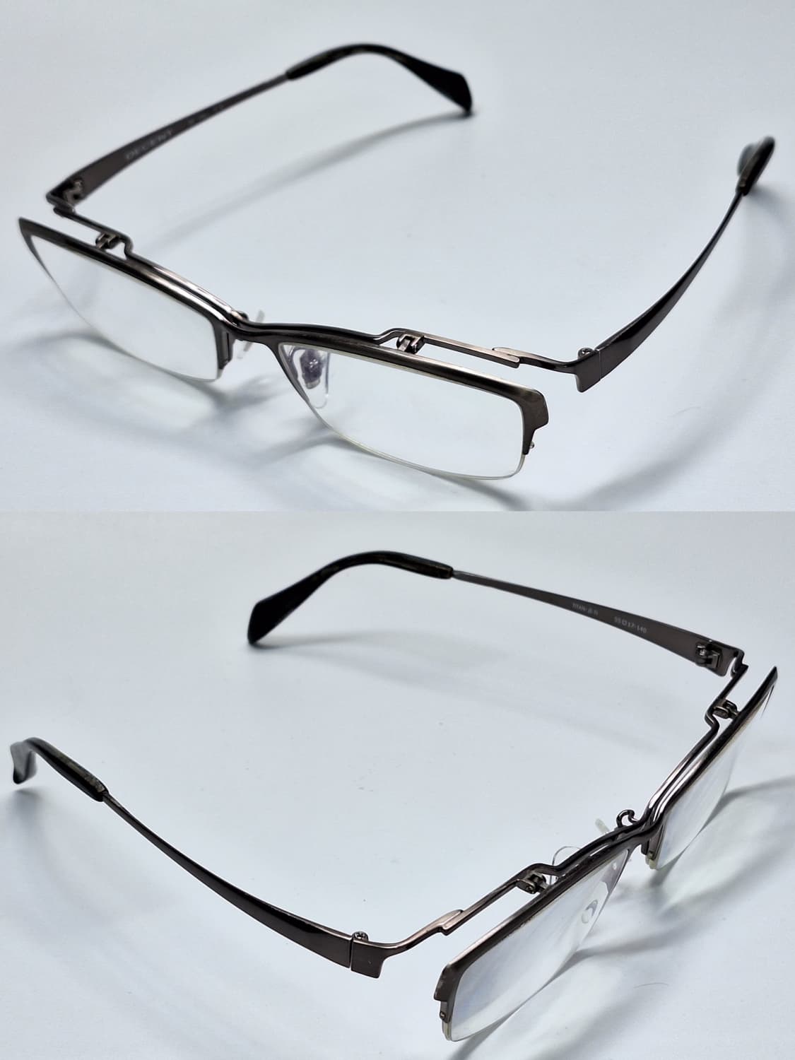 하세가와 DECENT DC-3461 반무테 플립업 안경 실버 기능성 낚시 상품이미지9