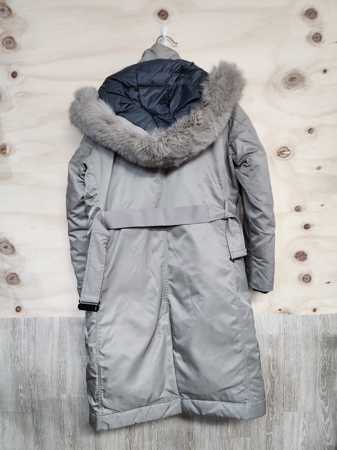 452) 지오스피릿 구스다운 폭스퍼 롱패딩 상품이미지5