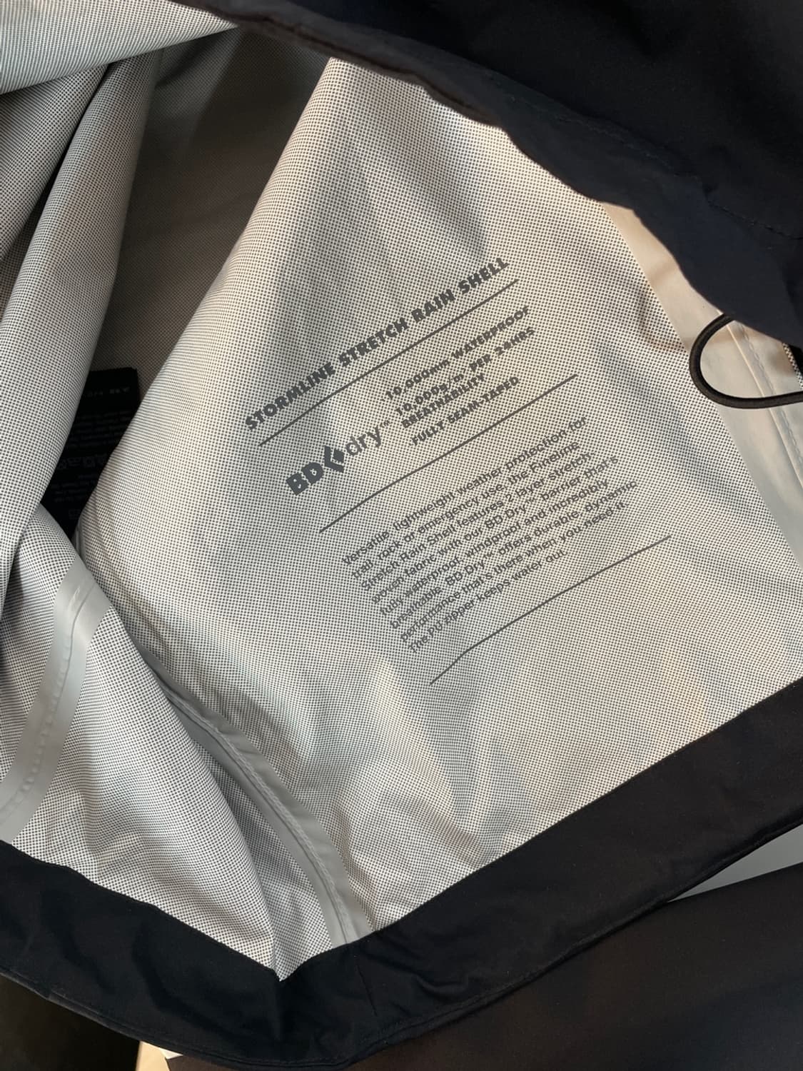 블랙 다이아몬드 스톰라인 레인 쉘 바람막이  상품이미지9