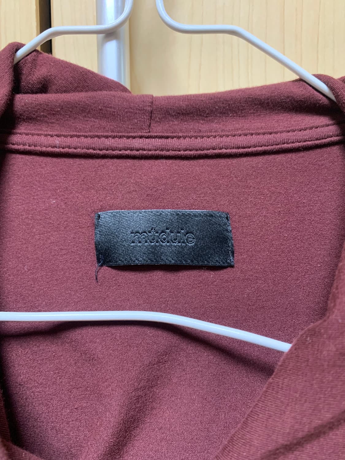 Mudule 후드집업 버건디(2 Size) 상품이미지4