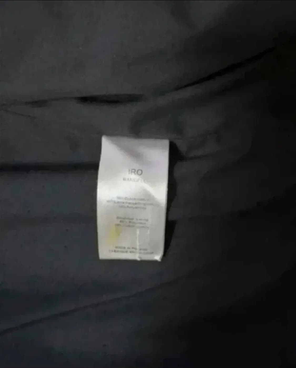 iro 블랙하프코트 상품이미지5